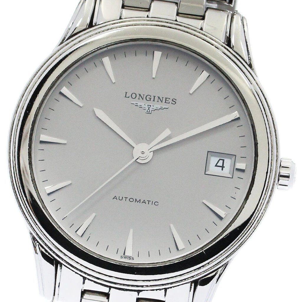 Longines Flagship Date Silver Dial Automatic Mens Watch